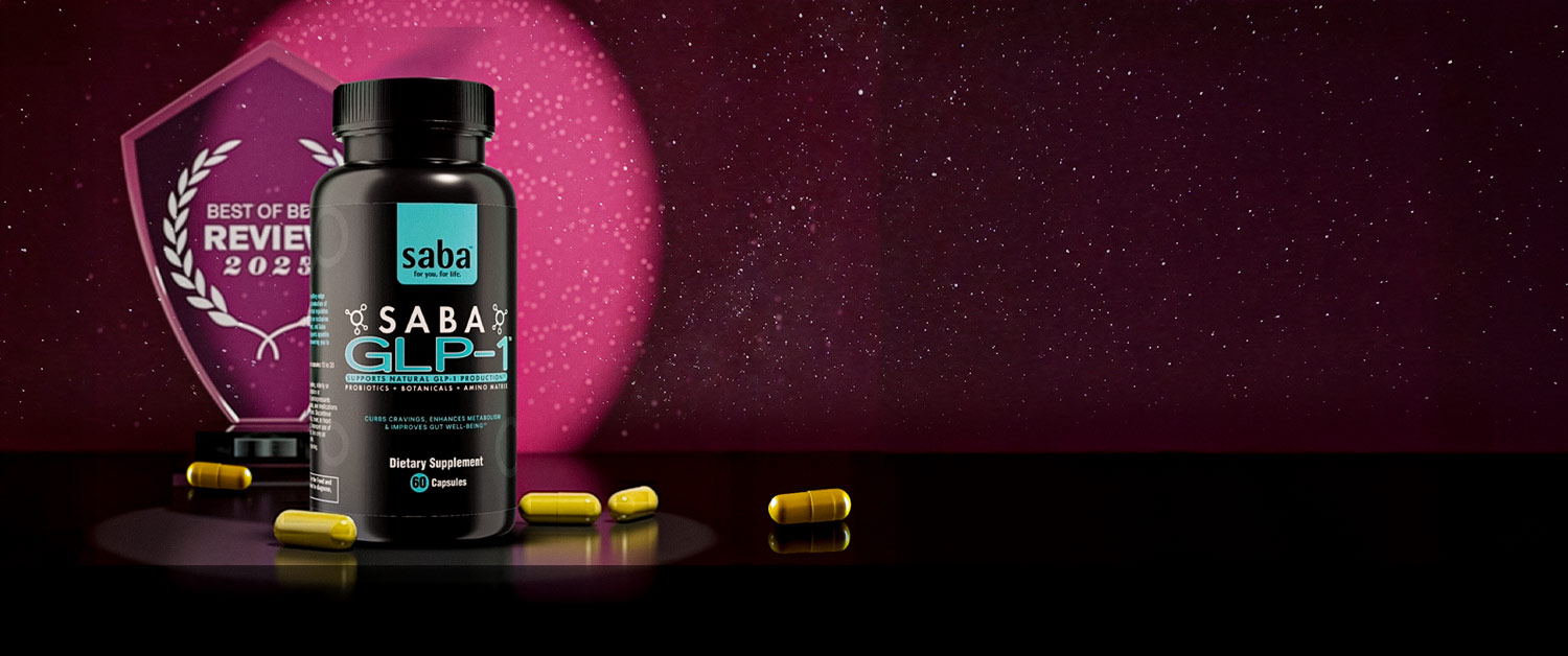 Natural GLP-1 supplement by Saba for fat burning and metabolism support